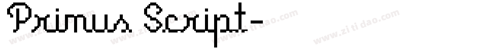 Primus Script字体转换